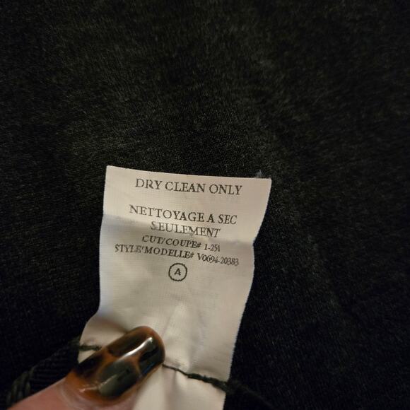 Vince Stretch Knit Elastic Waist Pull On Pant Charcoal M Elevated Casual Comfort - Picture 9 of 9